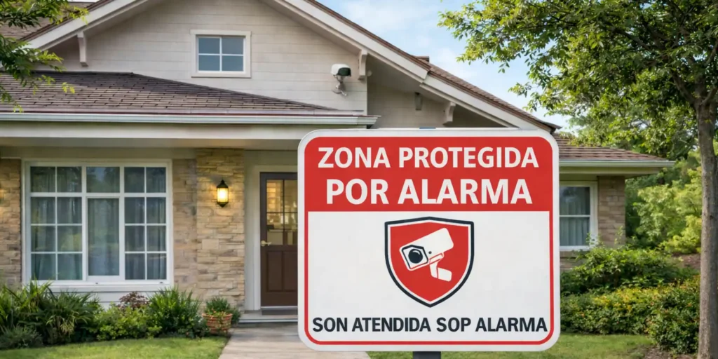 alarmas para casa sistema de seguridad en vivienda moderna