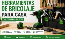 Herramientas de bricolaje para casa: qué comprar en 2026