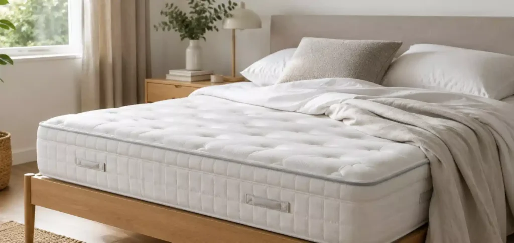 Colchón de una cama para eliminar ácaros en la cama